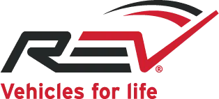 REV Vehicles for life Logo